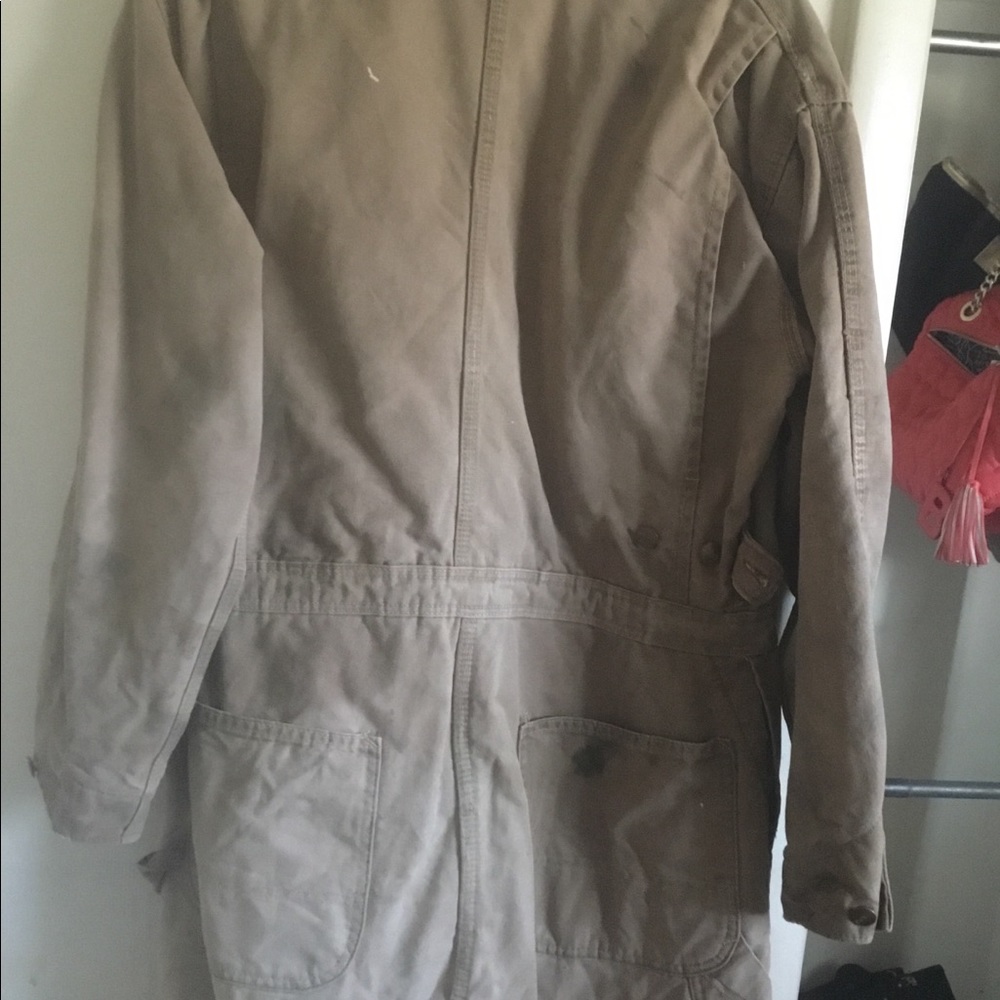 Worn carlhatt overall in ok condition